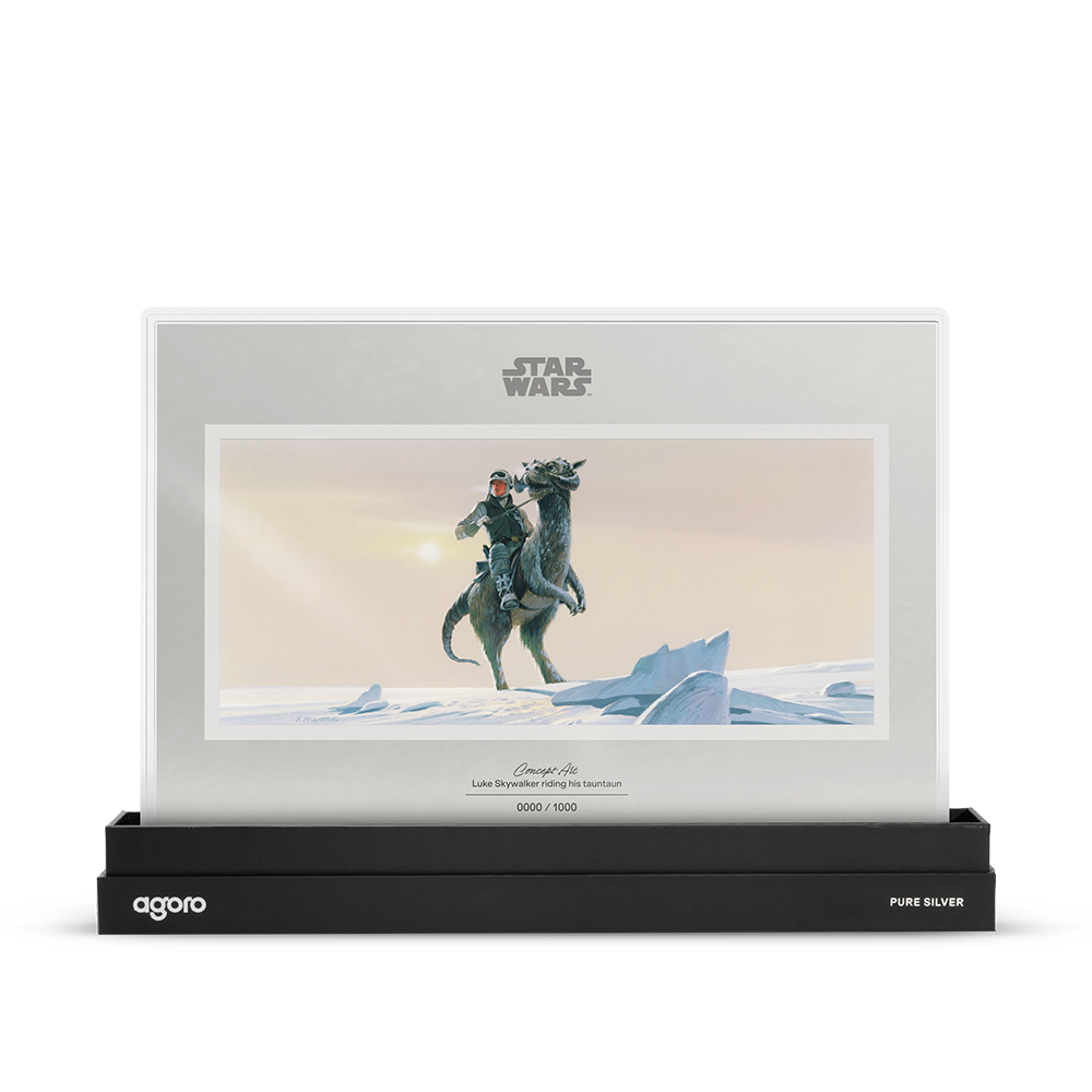 2026 $2 Star Wars™: Luke Skywalker Riding His Tauntaun - Pure Silver Foil