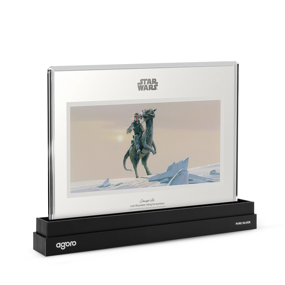2026 $2 Star Wars™: Luke Skywalker Riding His Tauntaun - Pure Silver Foil