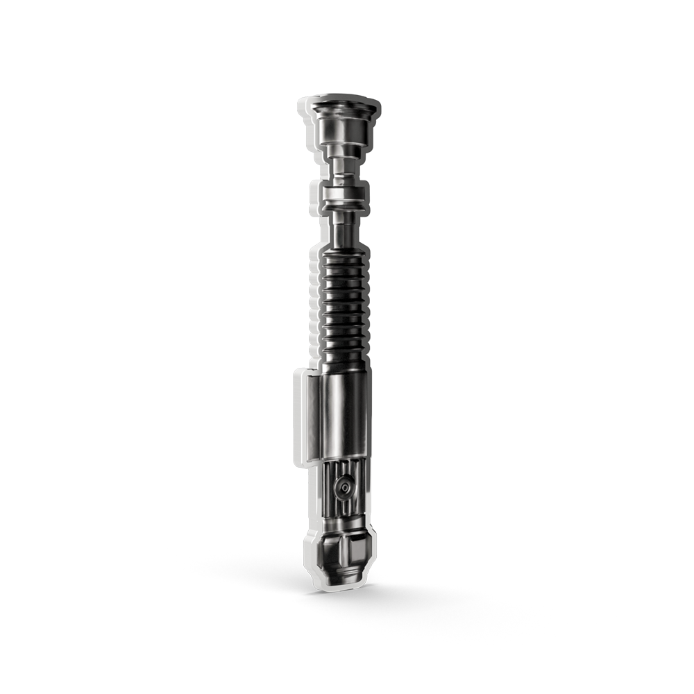 2026 $2 Star Wars Lightsaber Radiance Collection: Obi Wan Kenobi - Pure Silver Foil and Coin