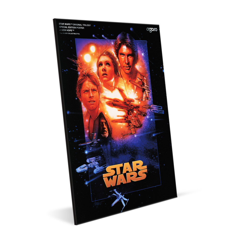2025 $2 Star Wars™ Original Trilogy Special Edition Movie Posters: A New Hope - Pure Silver Foil