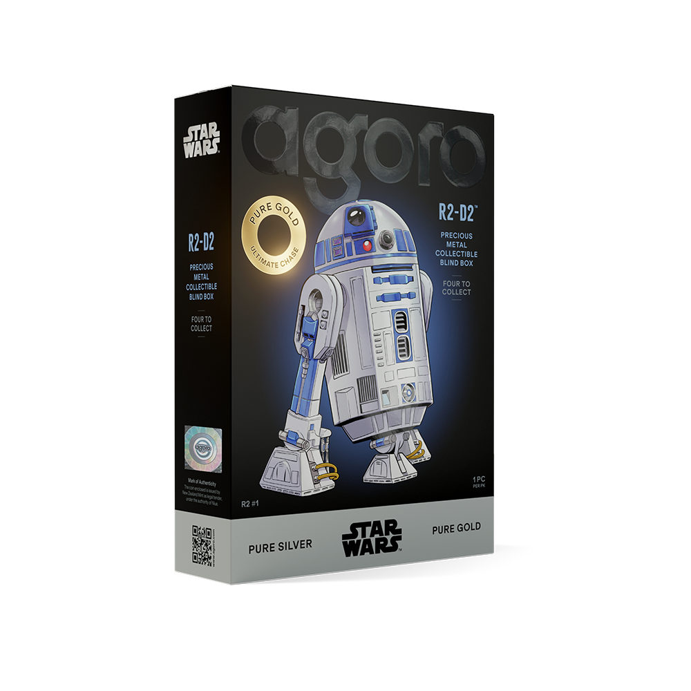 2026 $1 Star Wars: R2-D2 - Pure Silver Coin Blind Box
