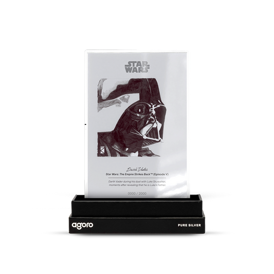 2026 $1 Star Wars Sketch Art: Darth Vader - Pure Silver Foil