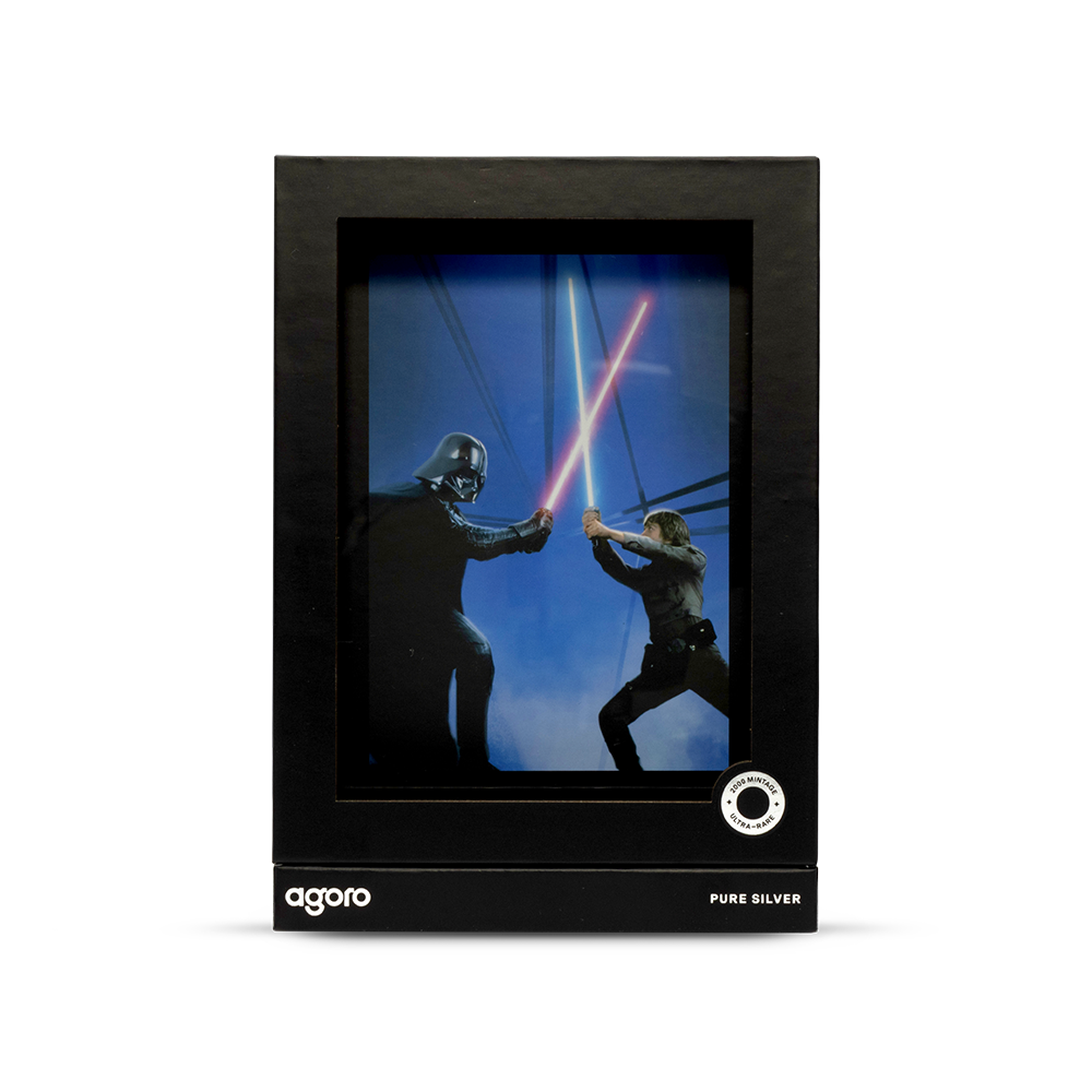 2026 $1 Star Wars Sketch Art: Darth Vader - Pure Silver Foil