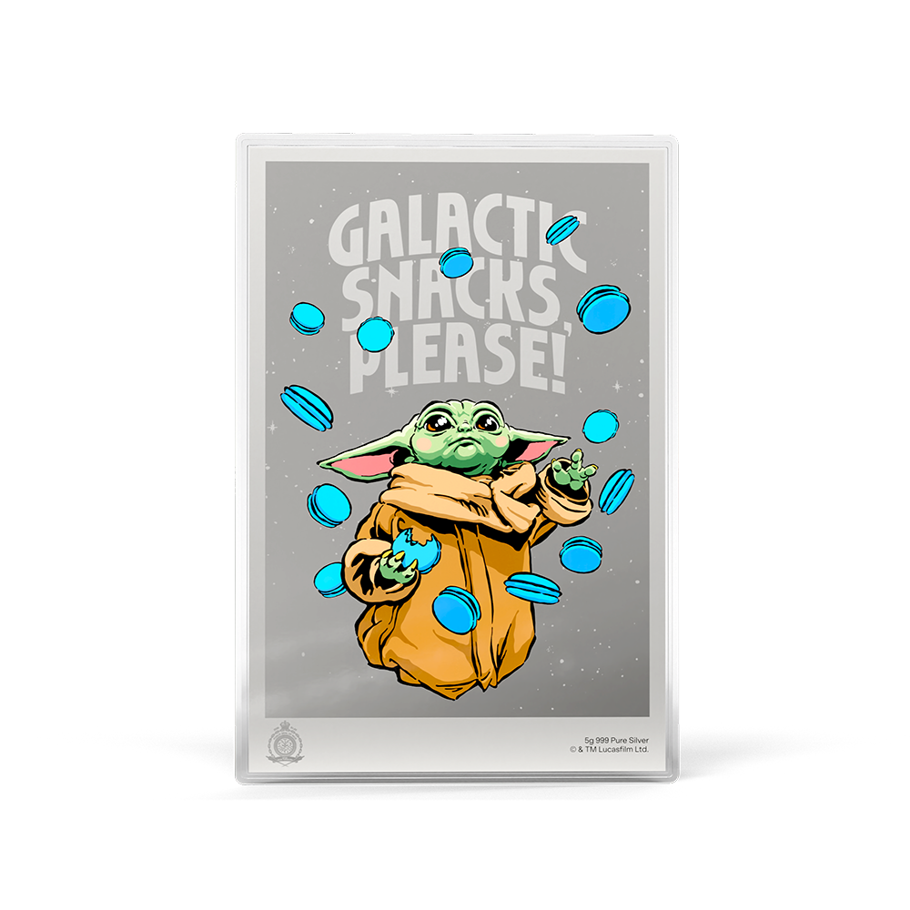 2026 $1 Star Wars The Mandalorian™ - Wanted: Grogu - Pure Silver Foil