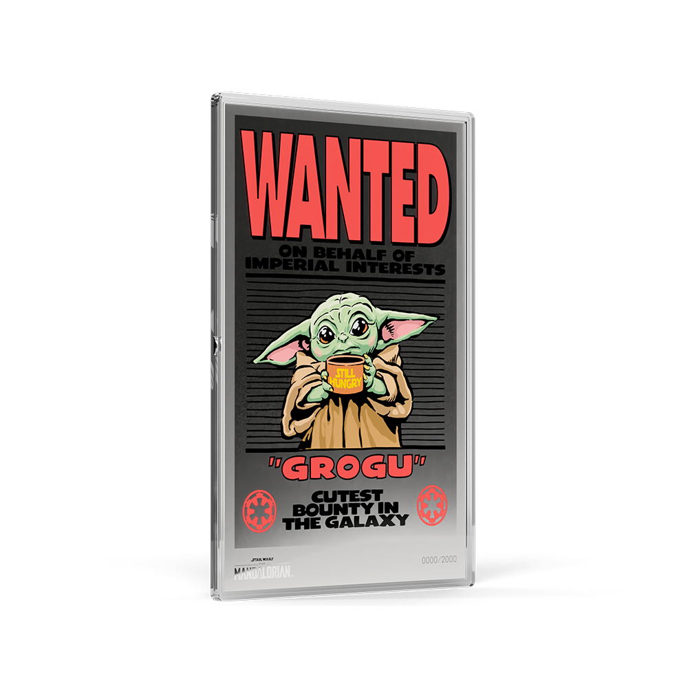 2026 $1 Star Wars The Mandalorian™ - Wanted: Grogu - Pure Silver Foil