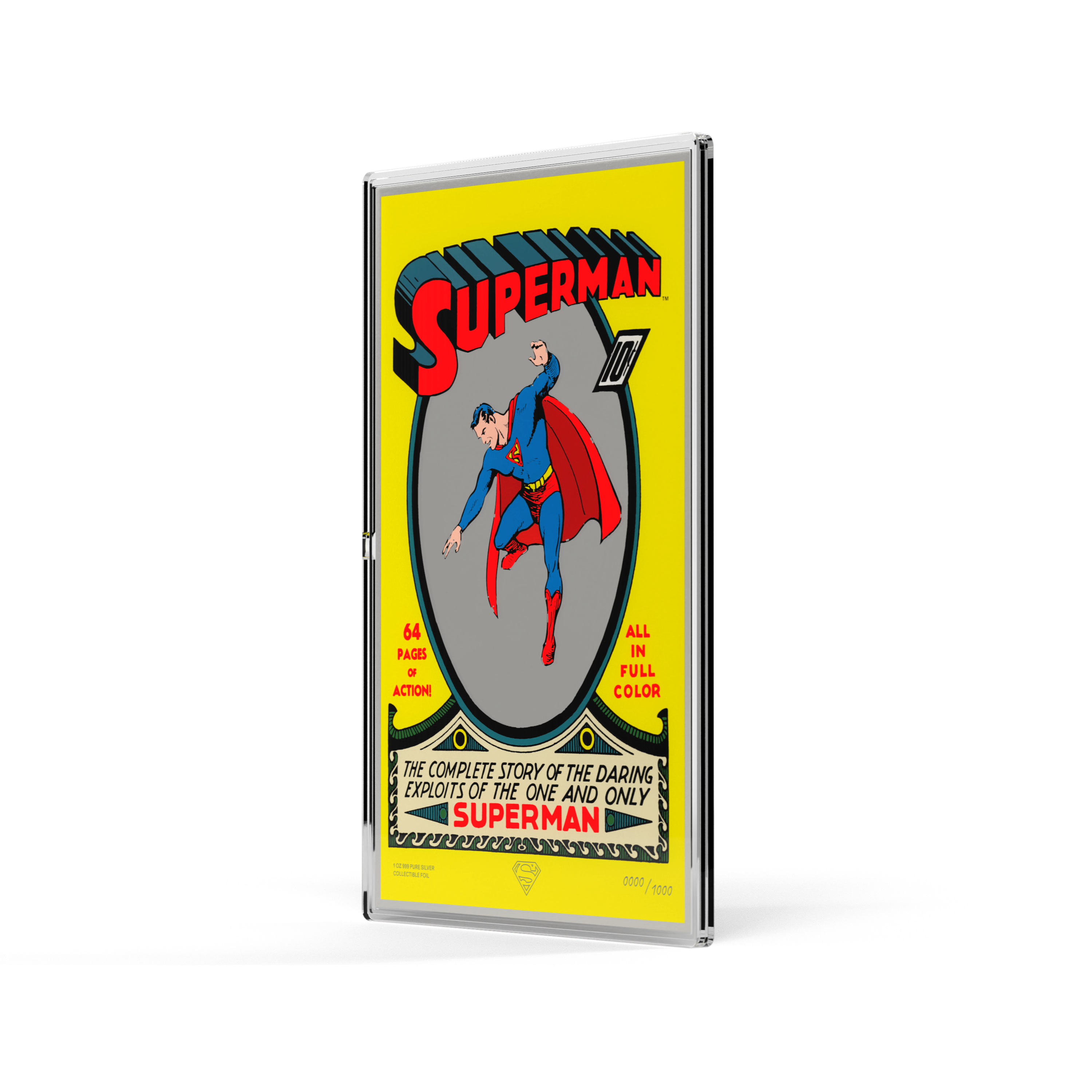 2026 $2 Superman Comic Covers Superman #1: Summer 1939 - Pure Silver Foil