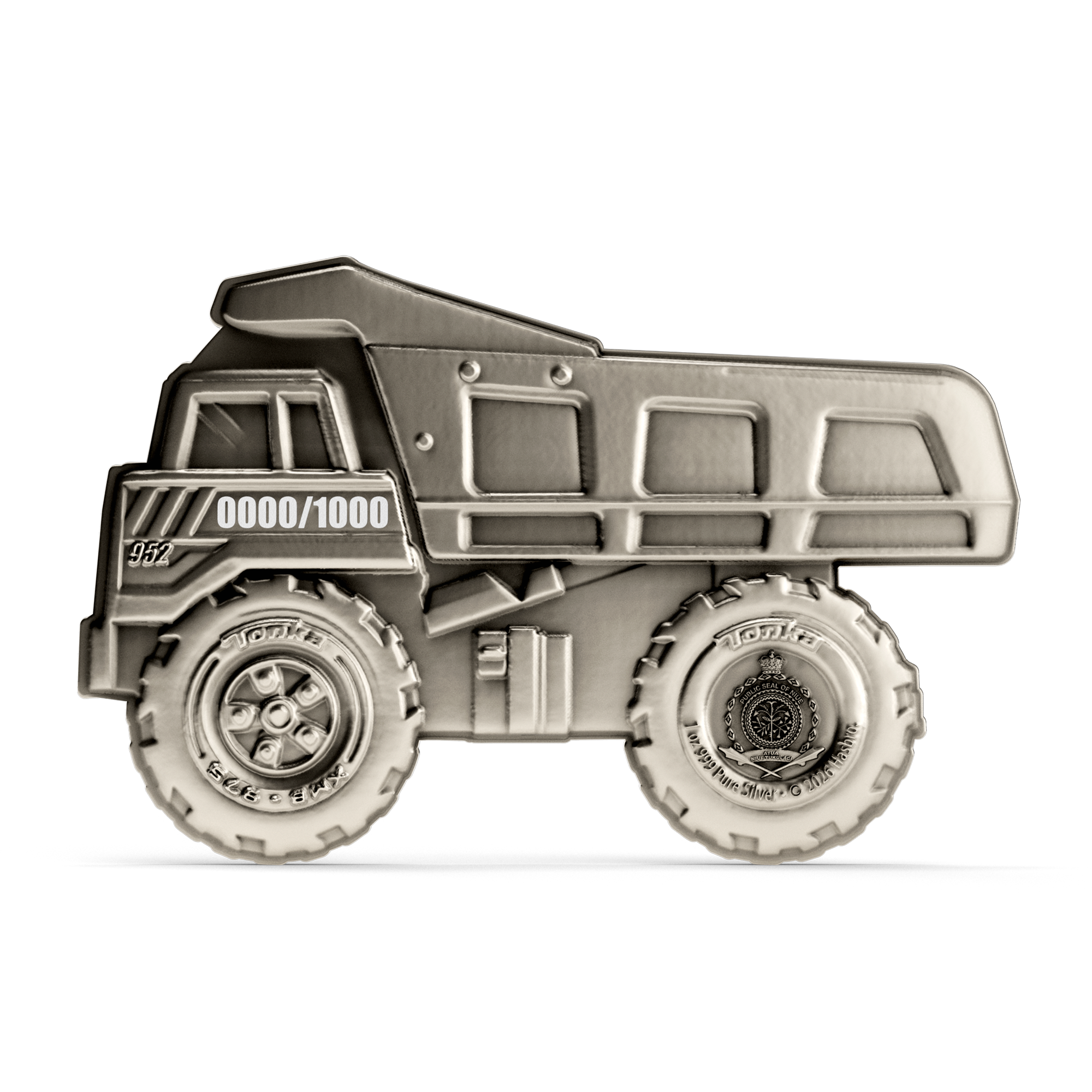 2026 $2 Tonka Trucks: Dump Truck - Pure Silver Coin