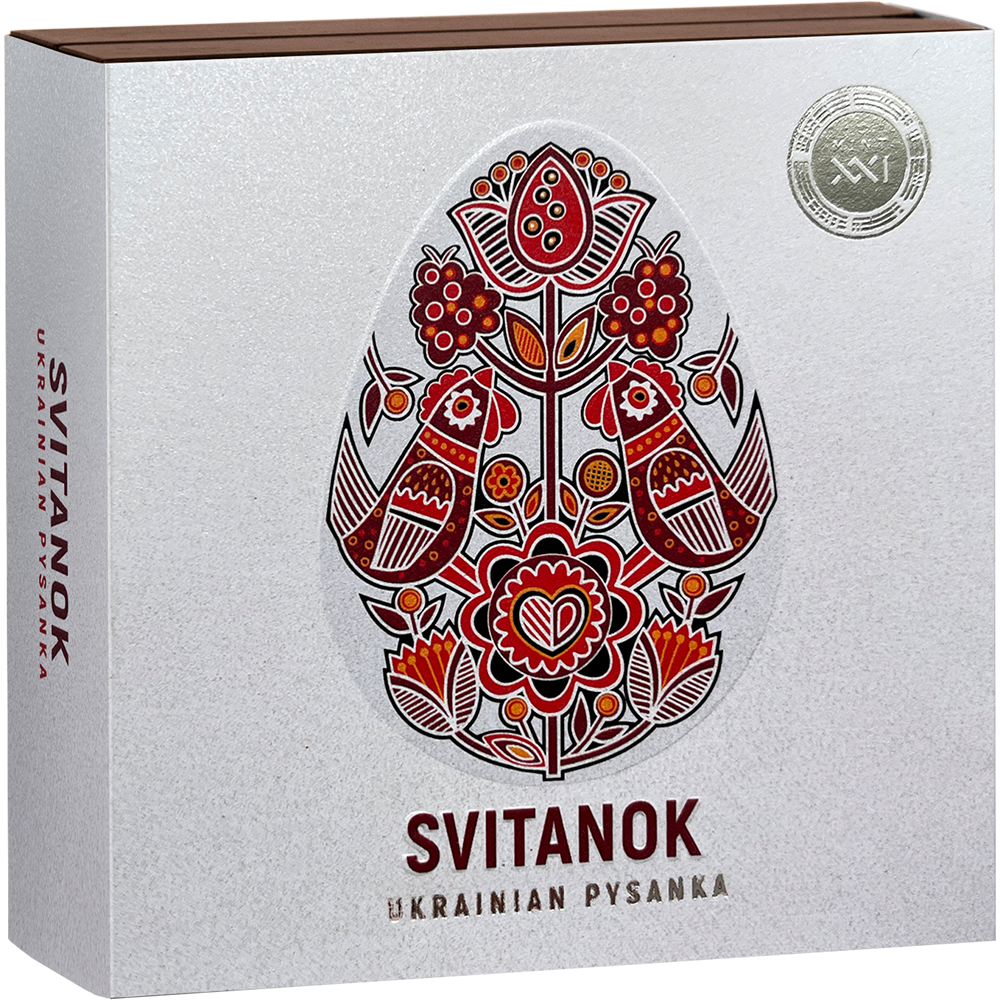 2024 5 Cedis Pysanka Svitanok - Pure Silver Coin