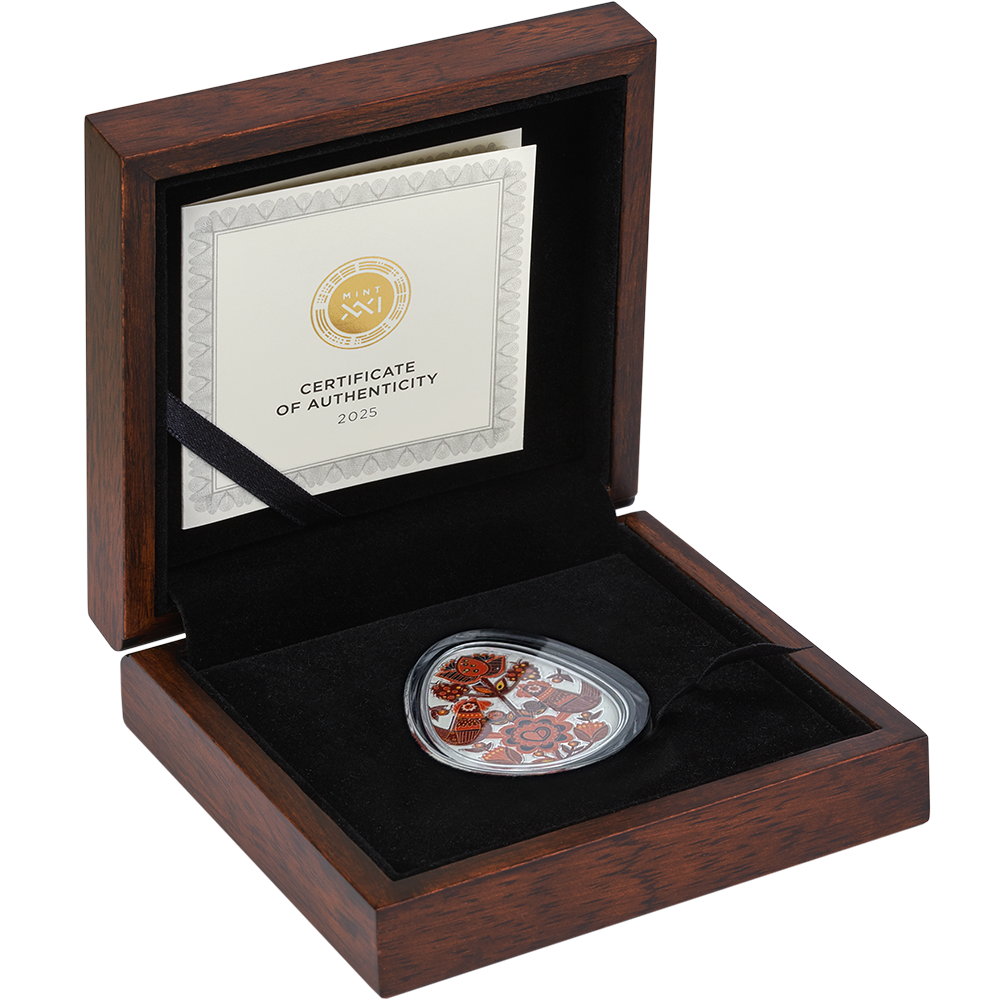 2024 5 Cedis Pysanka Svitanok - Pure Silver Coin