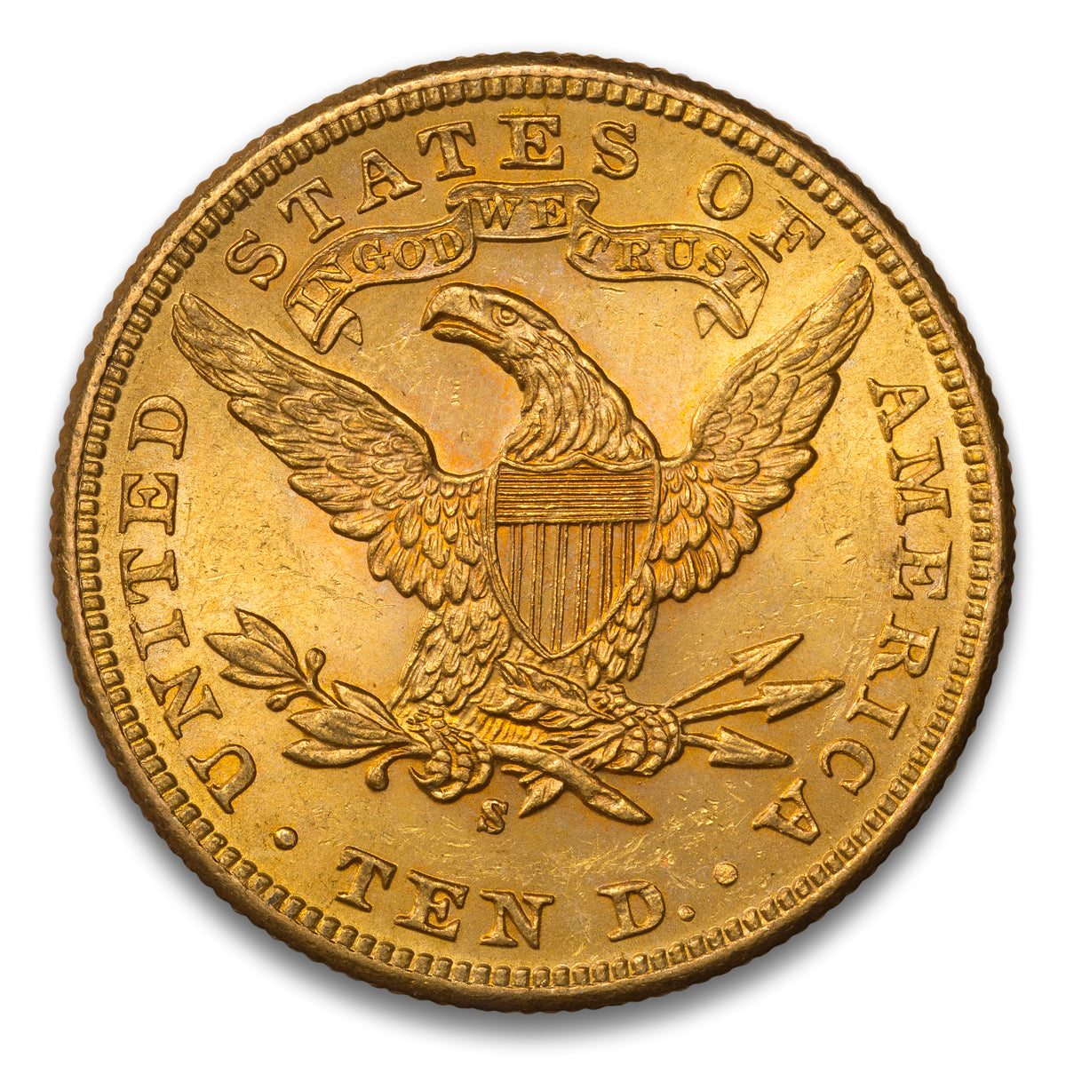 US $10 Eagle Gold Coins (Various Years)