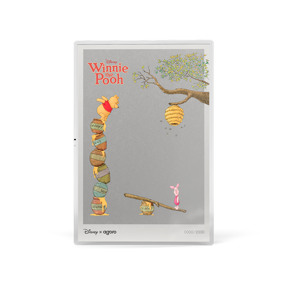 2026 $1 Disney Winnie the Pooh: Winnie & Piglet - Pure Silver Foil