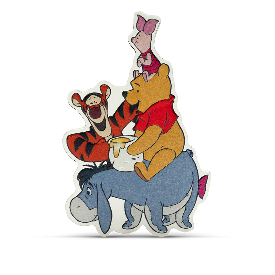 2025 $2 Winnie the Pooh: Friends Love Hunny Too - Pure Silver Coin