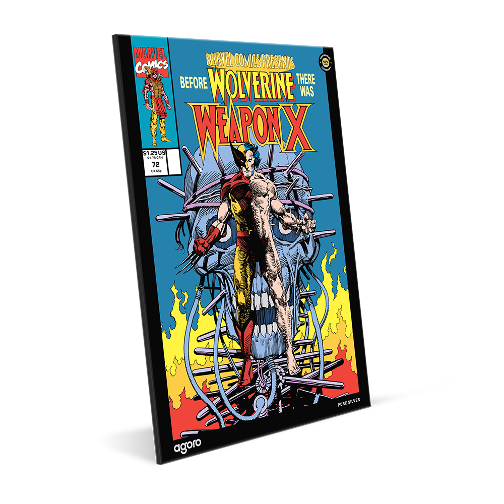 2026 $2 Marvel Wolverine Comic Covers: Wolverine Weapon X #72 - Pure Silver Foil