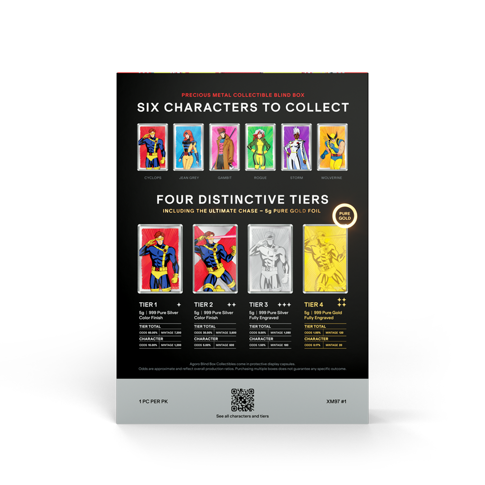 2026 $1 Marvel X-Men '97 - Pure Silver Coin Blind Box
