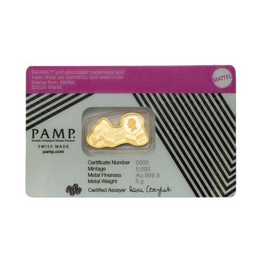 Barbie - 5g Pure Gold Bar
