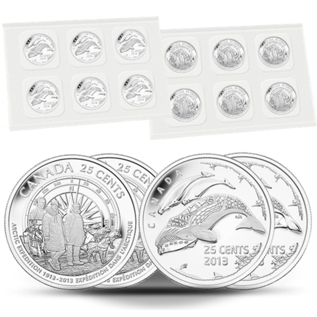 2013 25c Canadian Arctic Expedition, 100th Anniversary 12-pack