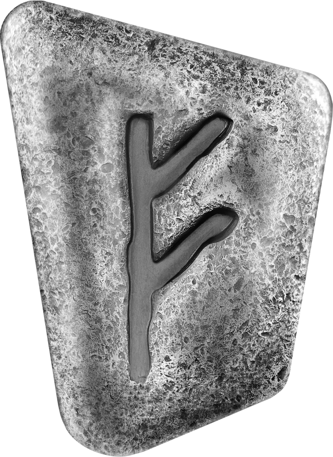 Runes - 1 oz Pure Silver Cast 6-Rune Set