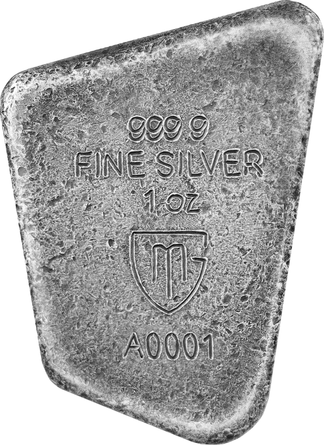 Fehu – 1 oz Pure Silver Cast Rune