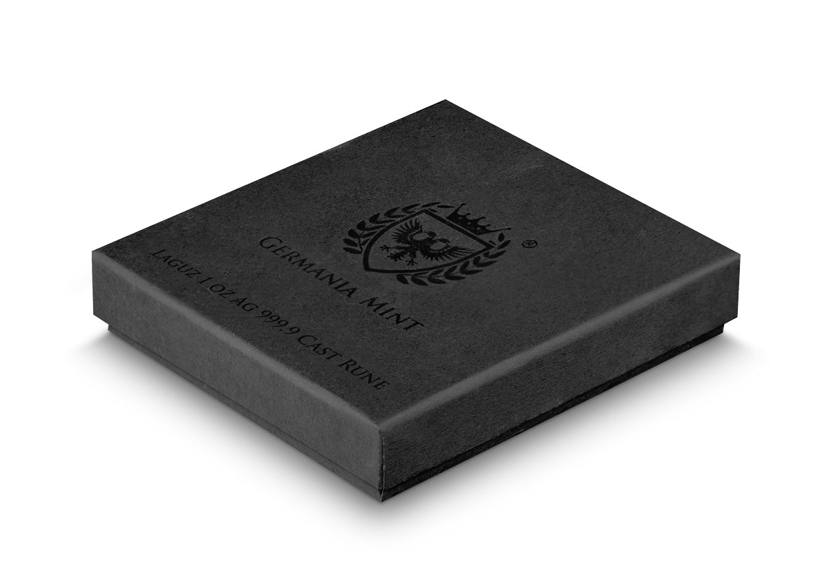 Laguz – 1 oz Pure Silver Cast Rune
