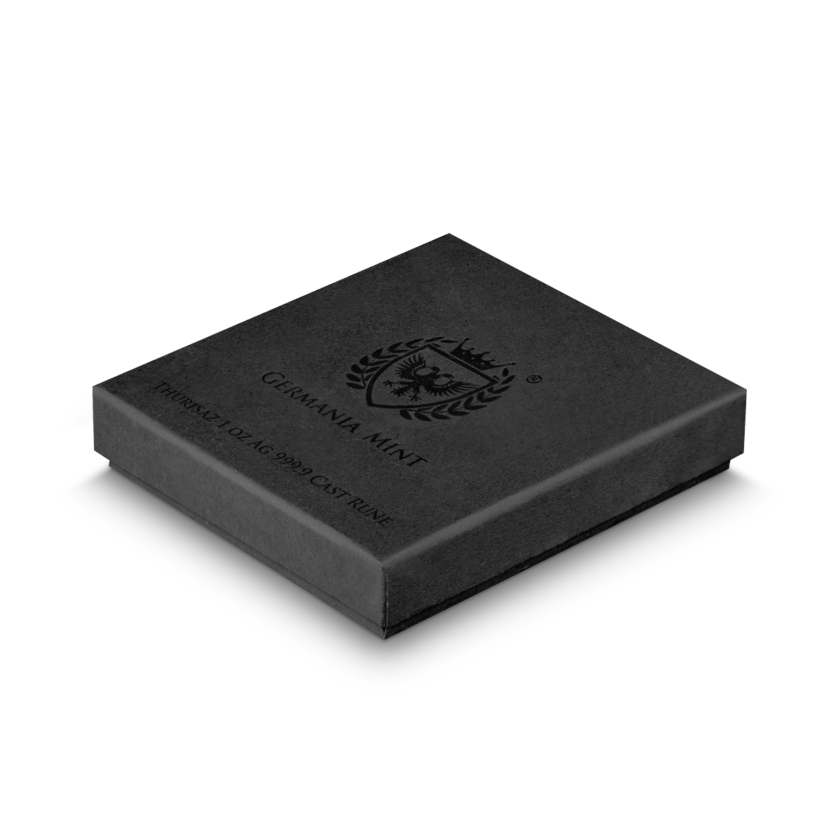 Thurisaz 1 oz Pure Silver Cast Rune with UV light