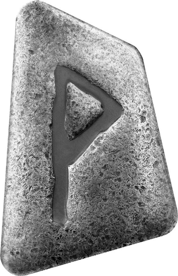 Runes - 1 oz Pure Silver Cast 6-Rune Set