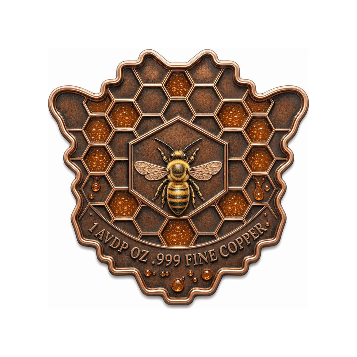 2026 Honey Queen - Pure Copper Round