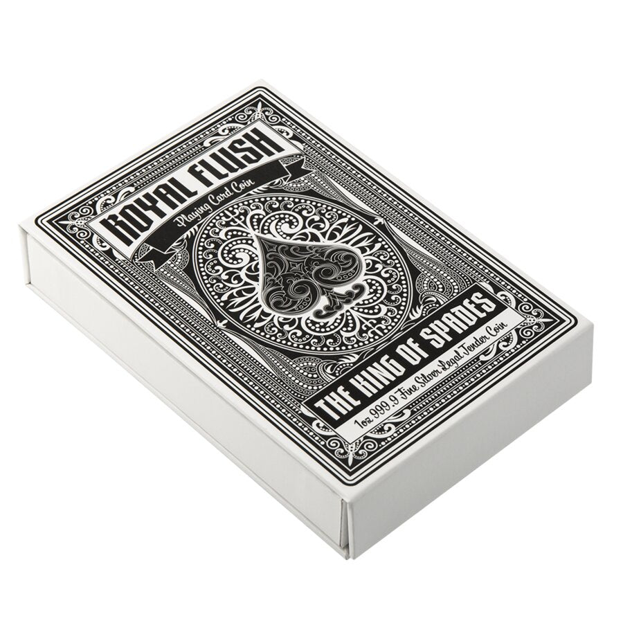 2025 $2 Royal Flush: King of Spades - Pure Silver Coin