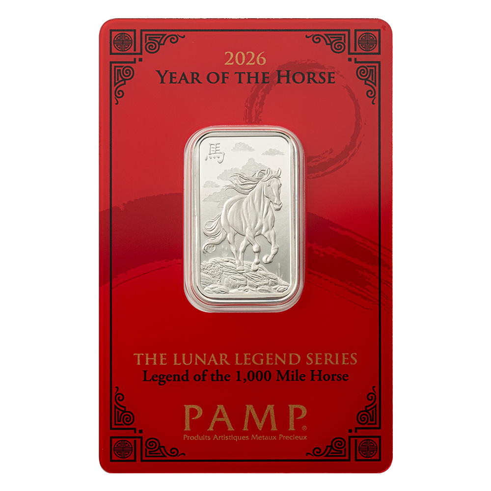 2026 Lunar Legends Year of the Horse - 10g Pure Silver Bar