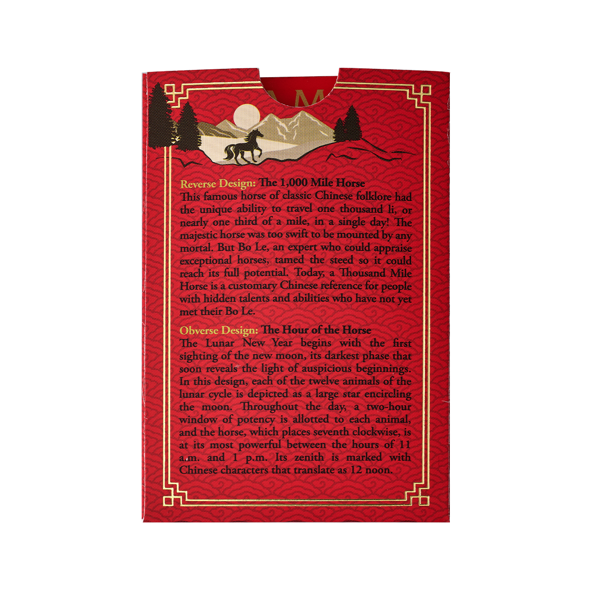 2026 Lunar Legends Year of the Horse - 1 oz Pure Silver Bar