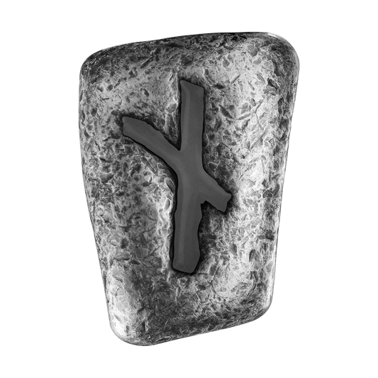 Naudiz – 1 oz Pure Silver Cast Rune