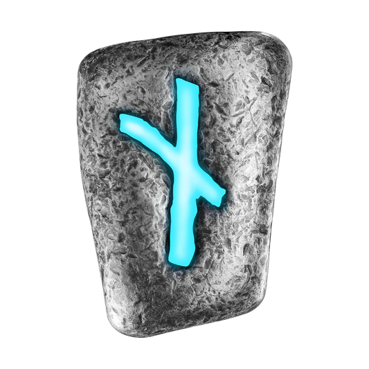 Naudiz – 1 oz Pure Silver Cast Rune
