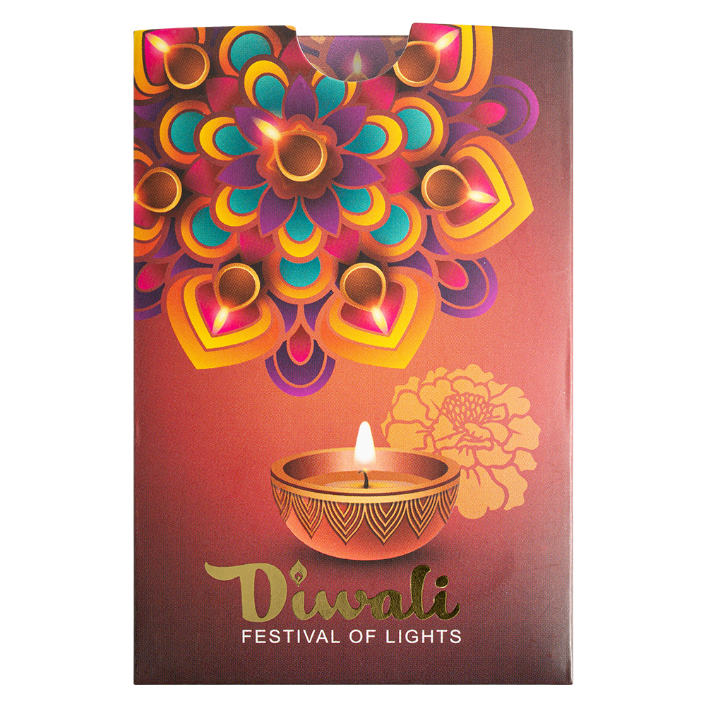 Diwali Lakshmi & Rangoli - 5g Pure Gold Bar