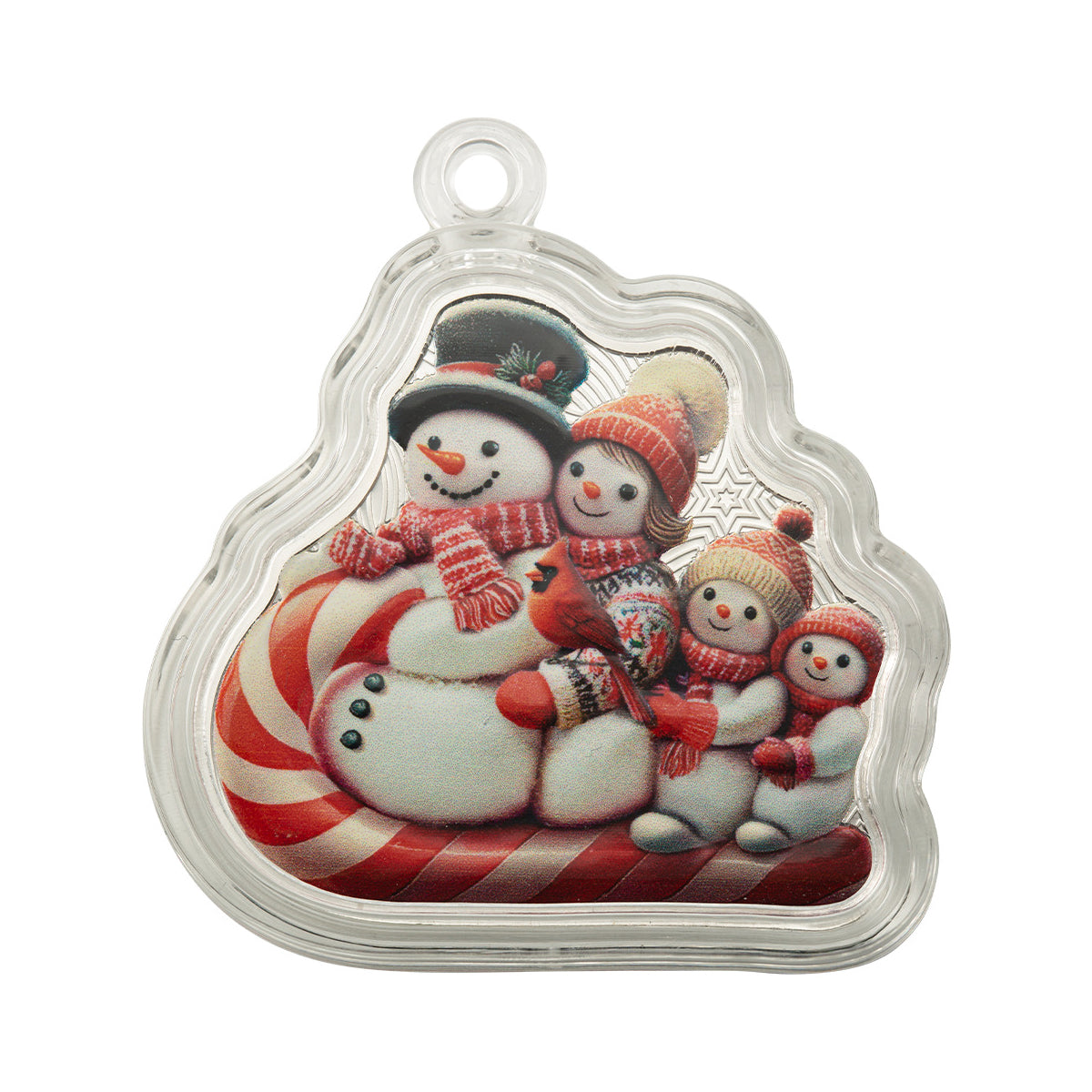 2025 $2 Snowman Sleigh Ride - Pure Silver Coin
