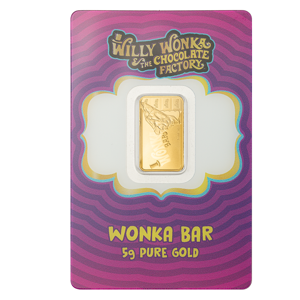 Willy Wonka & The Chocolate Factory - 5g Pure Gold Bar