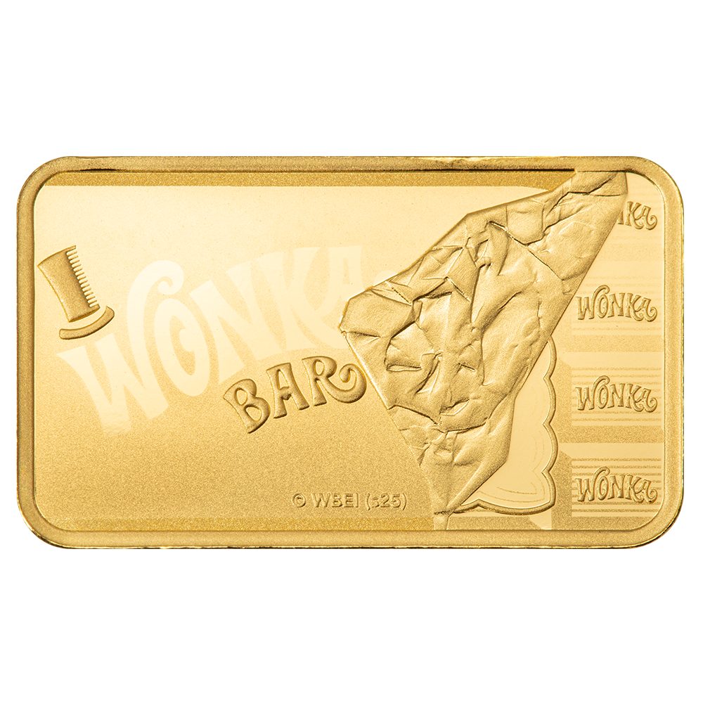 Willy Wonka & The Chocolate Factory - 5g Pure Gold Bar