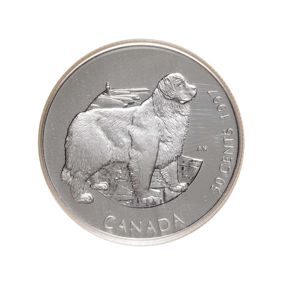 1997 50c Best Friends Series: Newfoundland - Sterling Silver Coin Default Title