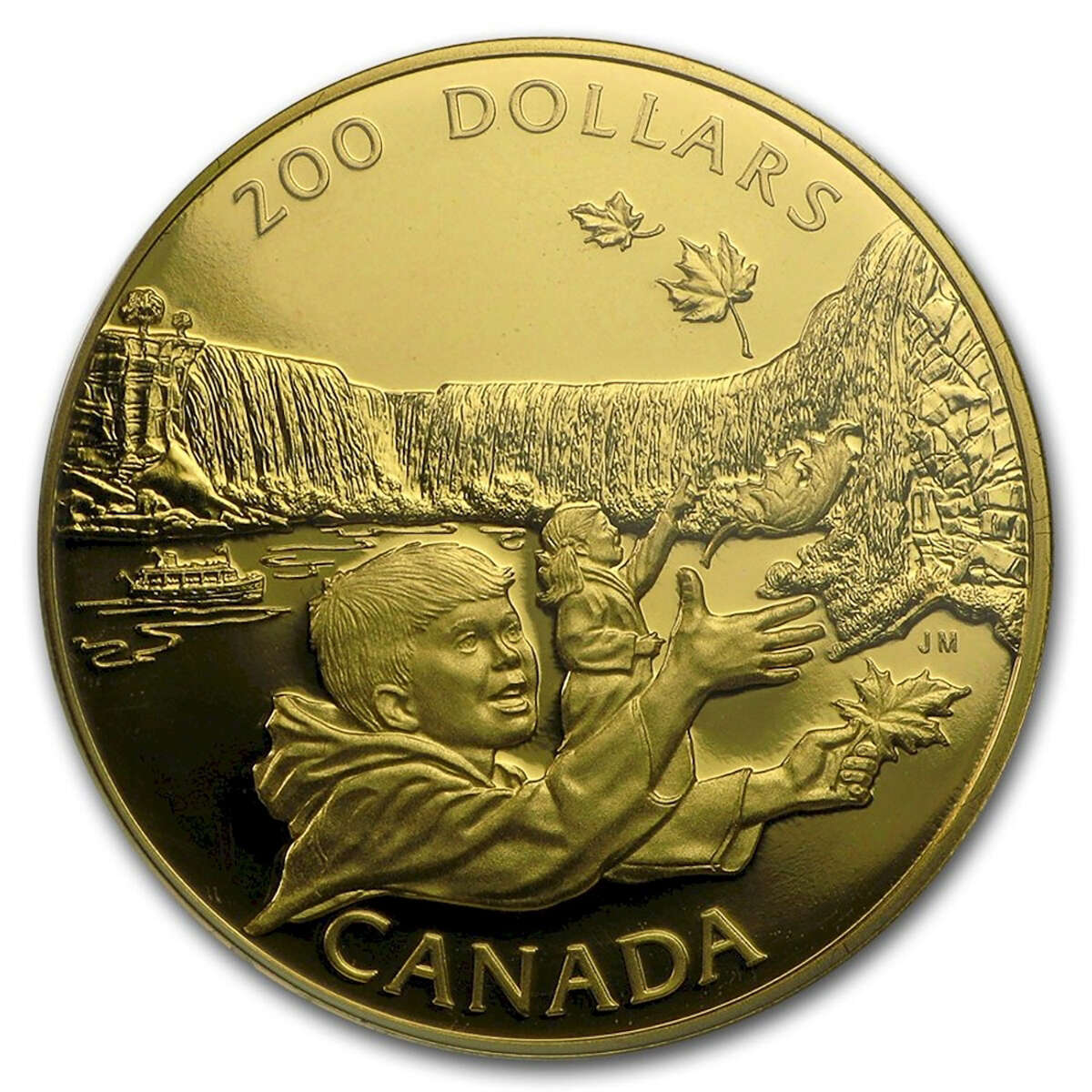 1992 $200 Niagara Falls - 22-kt. Gold Coin