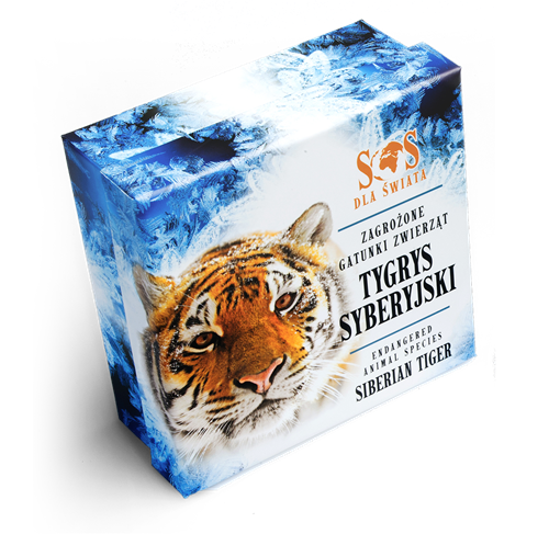 2014 $1 Endangered Animal Species: Siberian Tiger - Pure Silver Coin