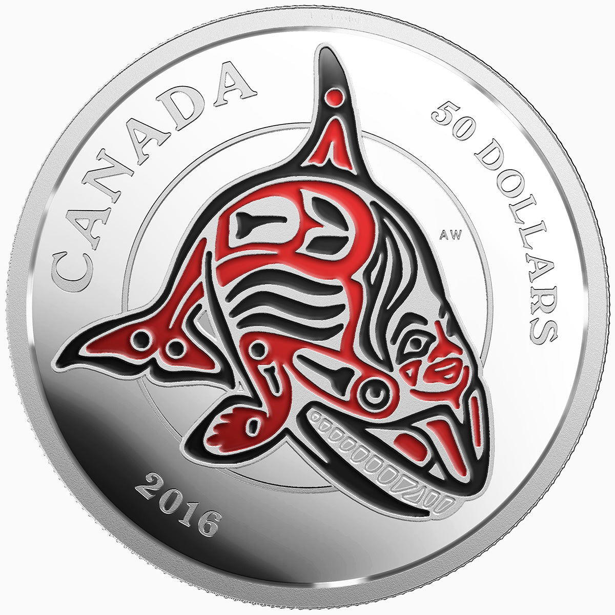 2016 $50 Mythical Realms of the Haida - Pure Silver 3 Coin Set in Display Case Default Title