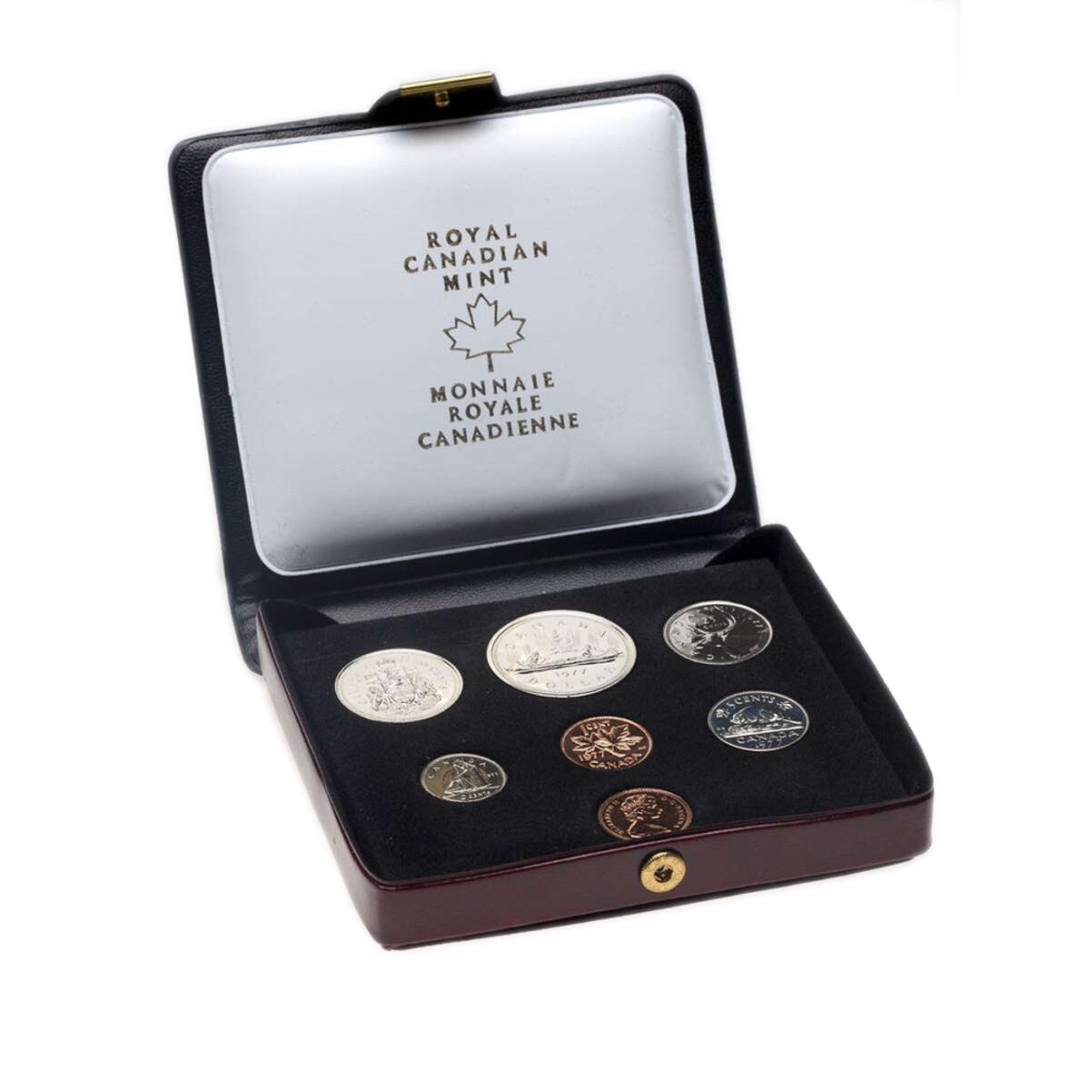 正規品　美品　正方形　保存袋（6.7cmx6.7cm)10枚セット 1977 Specimen Set - Double Penny - Voyageur