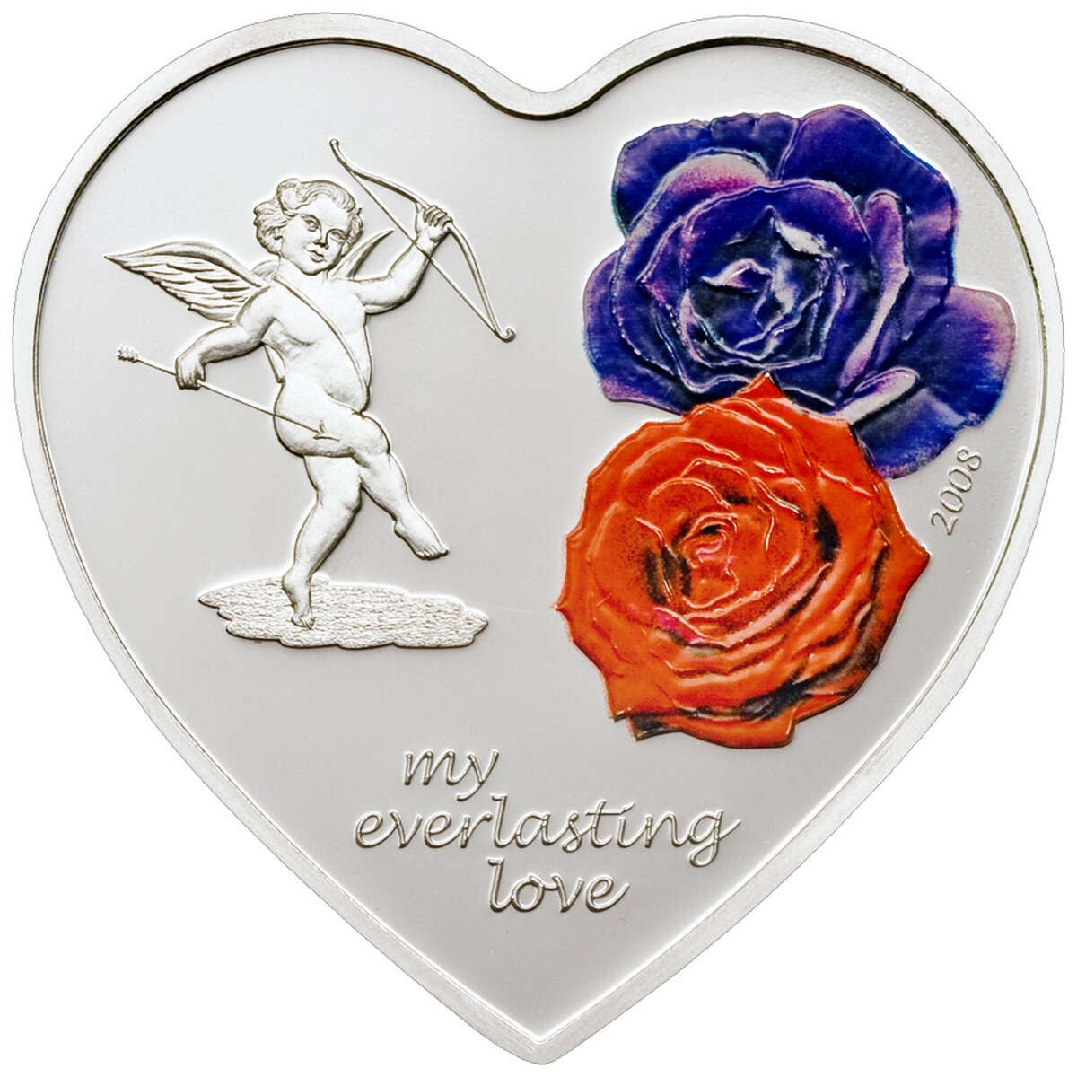 2008 $5 Everlasting Love (Cook Islands) - Sterling Silver Coin Default Title