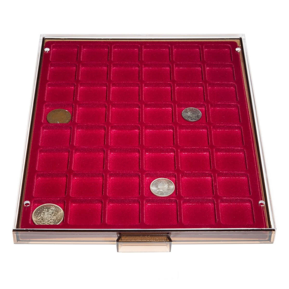 Coin Box MB with Square Compartments 30mm x 30mm - 48 compartment