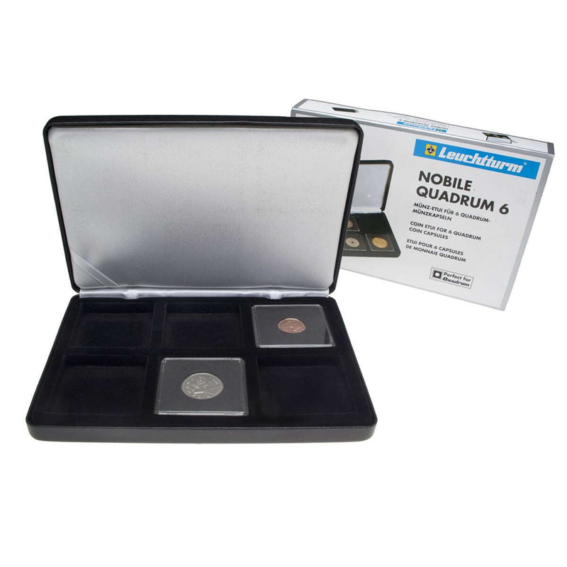NOBILE Coin Case 6 Compartment / Black