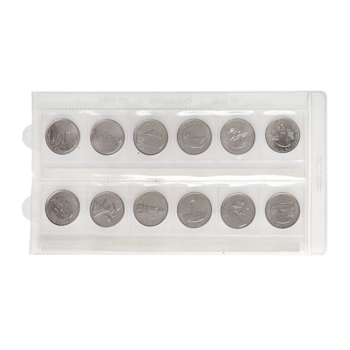 1992 25c Confederation Designs Collection, 125th Anniversary - 12-Coin