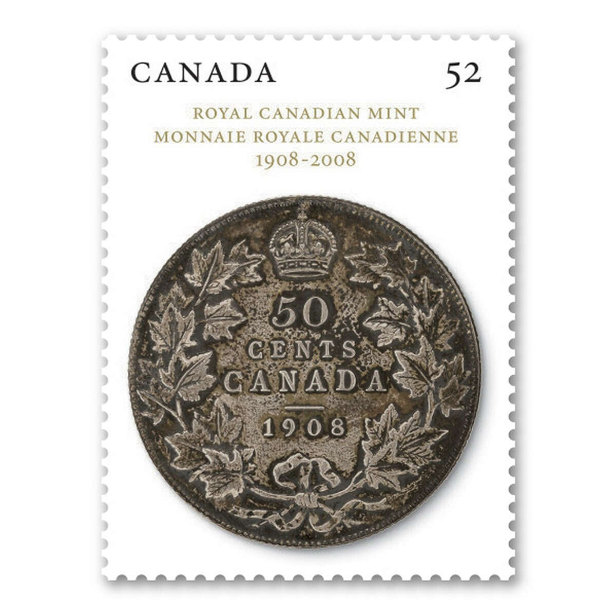 2008 50c RCM Coin & Stamp Set Default Title
