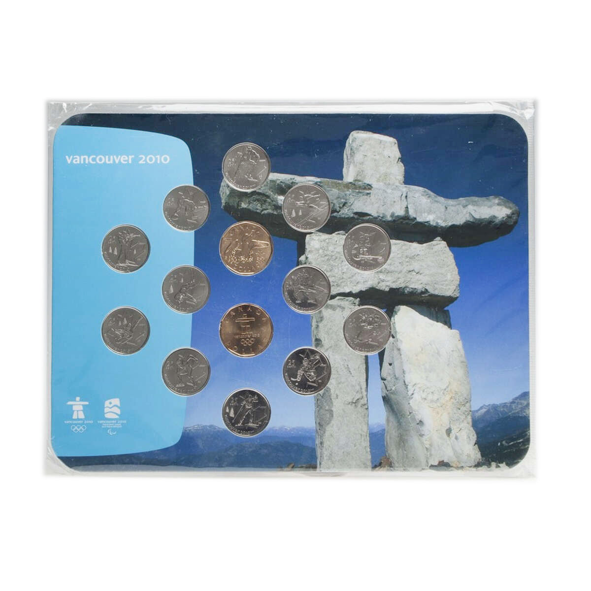 2008 Vancouver 2010 Olympic Winter Games: Inukshuk - Circulation Coin Collector Card