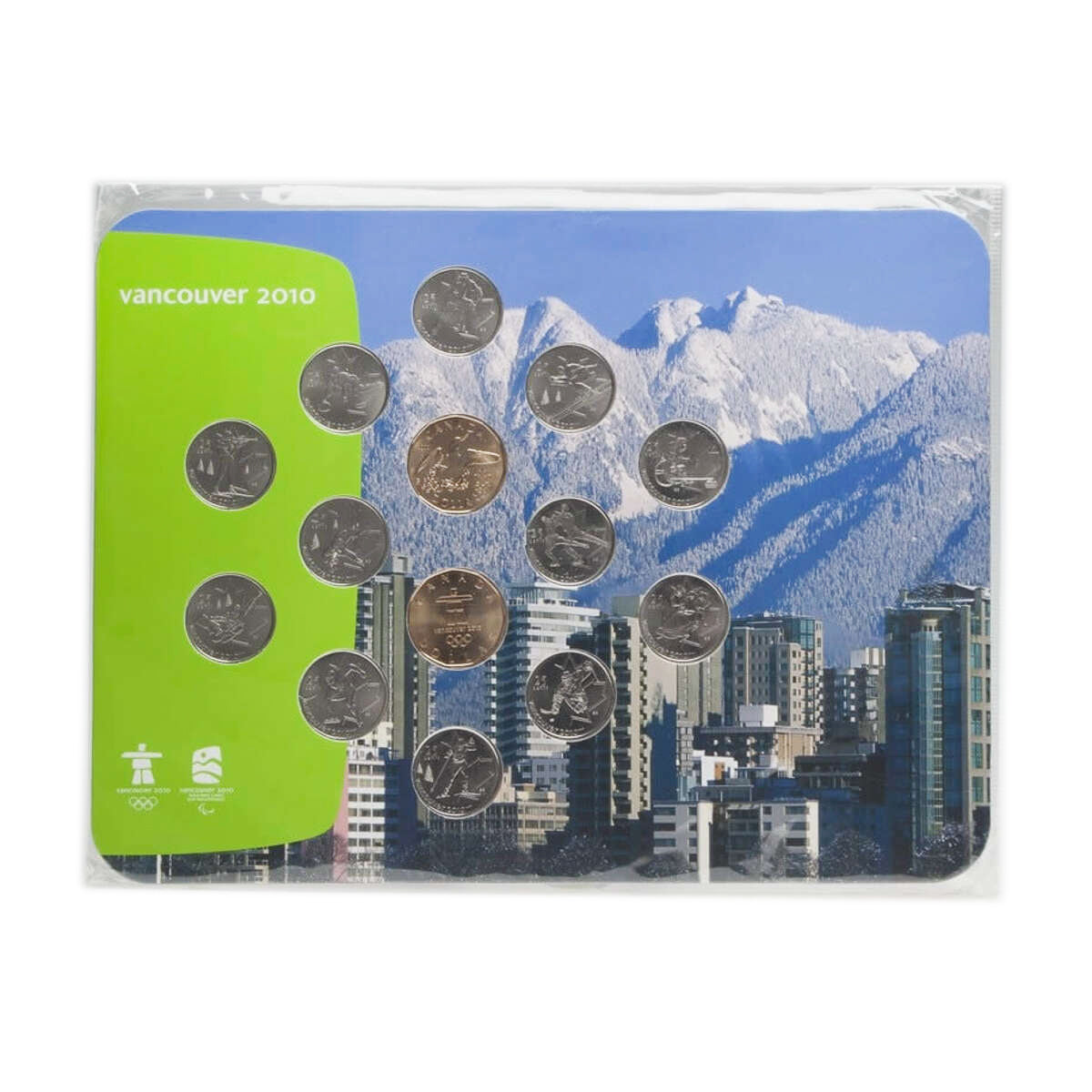 2007 Vancouver 2010 Olympic Winter Games: Vancouver Landscape - Circulation Coin Collector Card