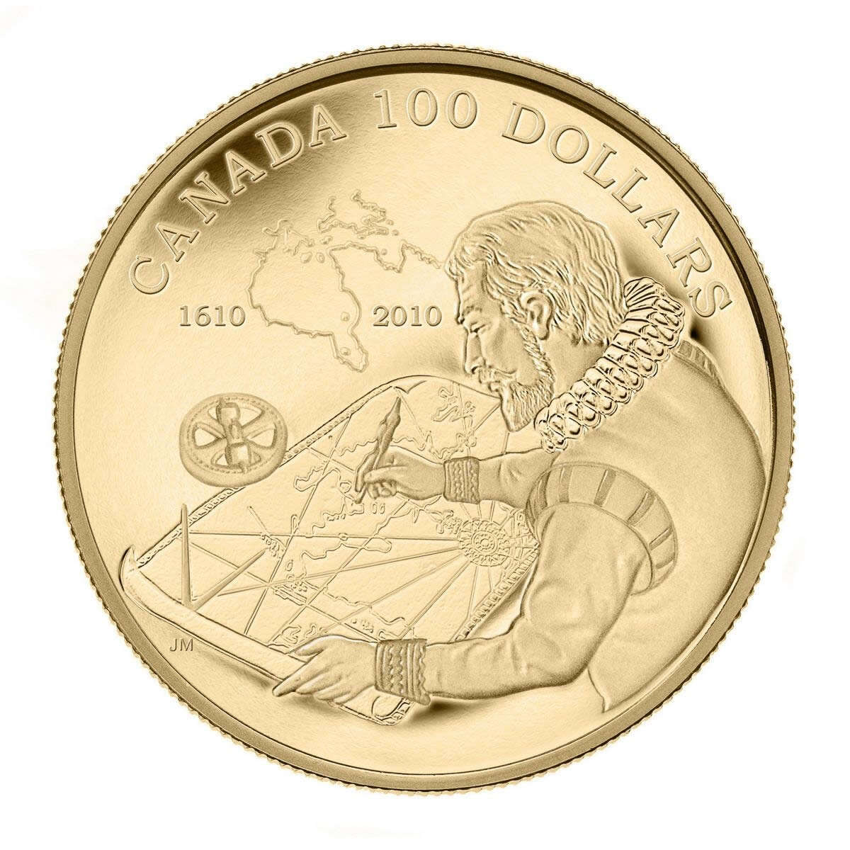 2010 $100 The Discovery of Hudson's Bay, 400th Anniversary - 14-kt. Gold Coin Default Title