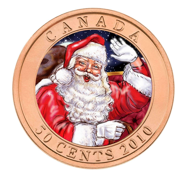 2010 50c Santa and The Red-Nosed Reindeer - Lenticular Coin Default Title