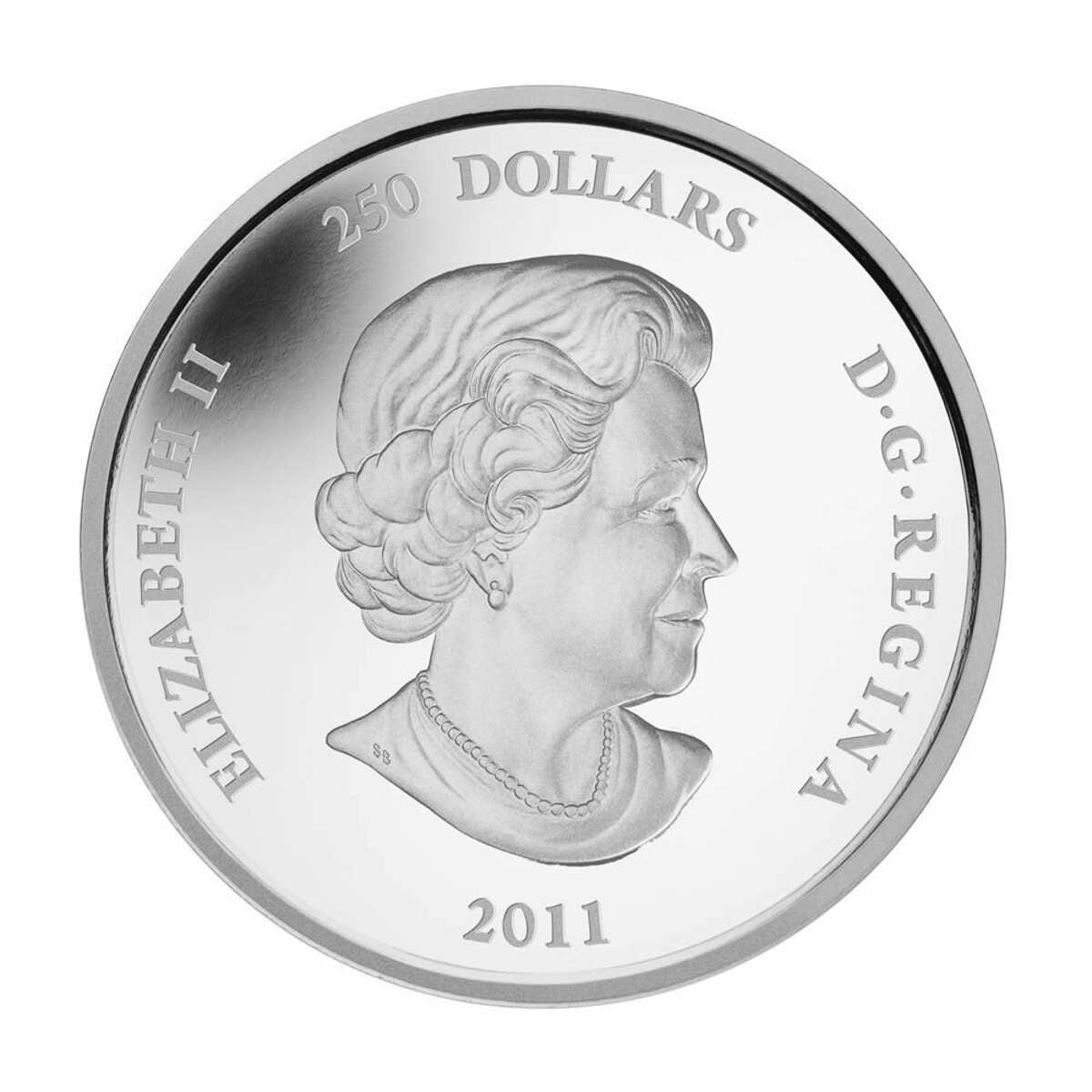2011 $250 Lacrosse, 375th Anniversary - Pure Silver Kilo Coin Default Title